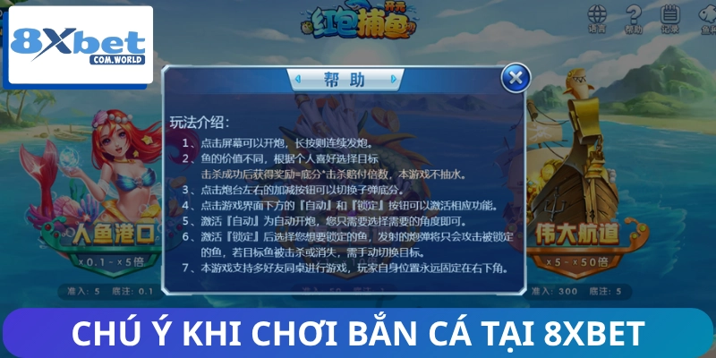 Các lưu ý khi dùng các mẹo chơi bắn cá